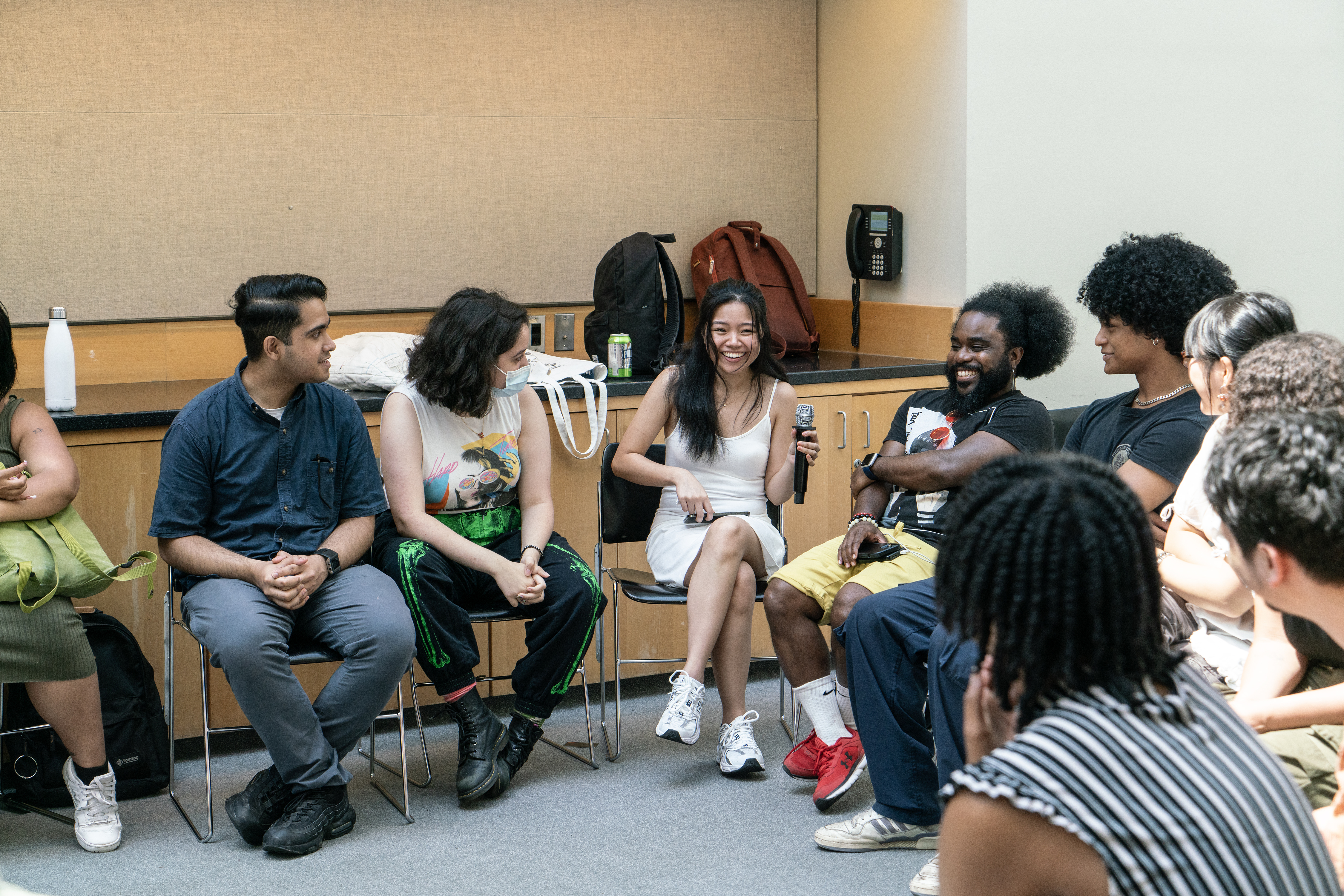 The Academy was a space for the students to share their thoughts and experiences in climate justice.