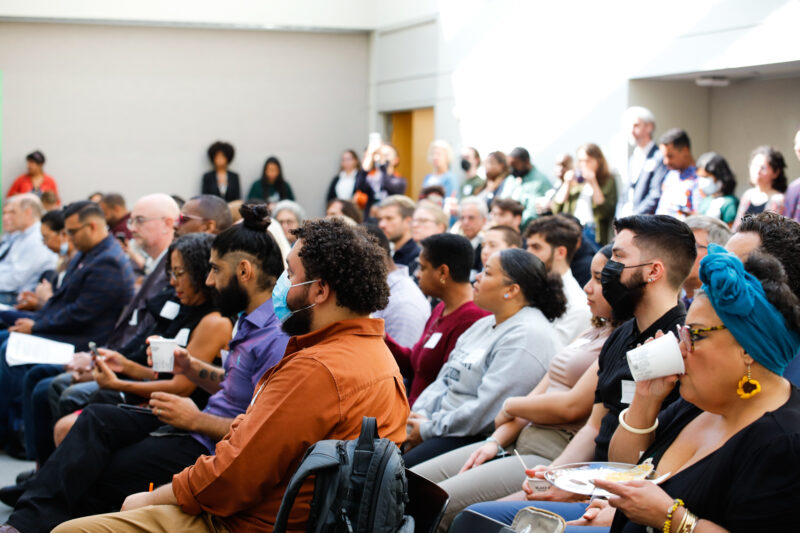 Audience at the Hub's launch (Photo by Tianqi Liao).